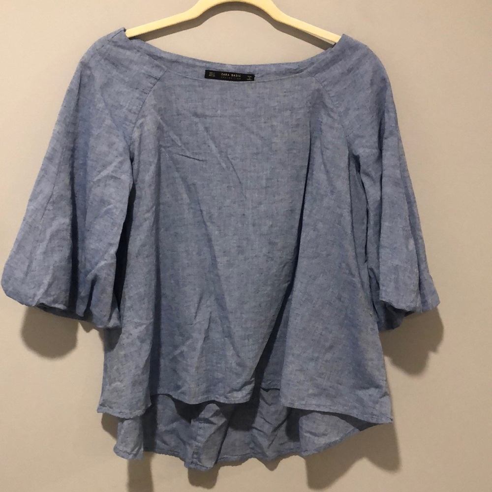 Zara Blue Top